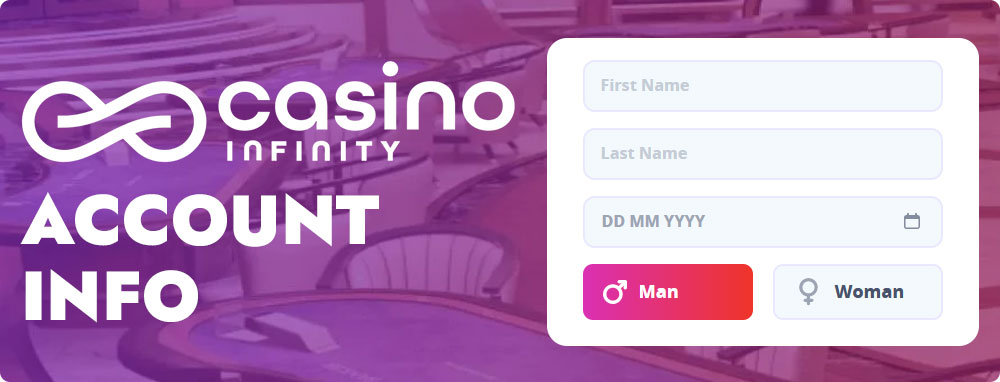 Casino Infinity Login Account Information