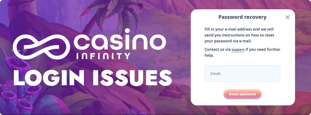 Casino Infinity Login Issues
